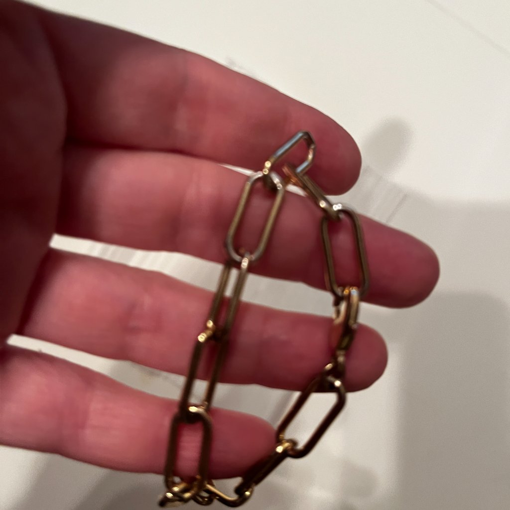 Chain Link Bracelet Previously Used